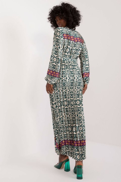 Sukienka Model DHJ-SK-16656.13X Dark Green - Italy Moda Sukienka Model DHJ-SK-16656.13X Dark Green - Italy Moda