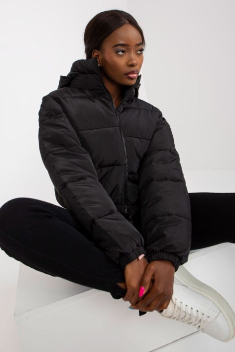 Kurtka Damska Model NM-KR-P21-7930.15 Black - NM Kurtka Damska Model NM-KR-P21-7930.15 Black - NM