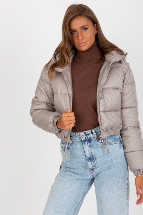 Kurtka Damska Model NM-KR-P22-6630-62.60P Grey - NM Kurtka Damska Model NM-KR-P22-6630-62.60P Grey - NM