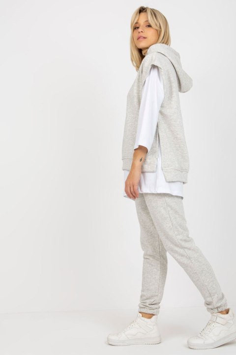 Spodnie Komplet Model EM-KMPL-764.64 Light Grey - Ex Moda Spodnie Komplet Model EM-KMPL-764.64 Light Grey - Ex Moda
