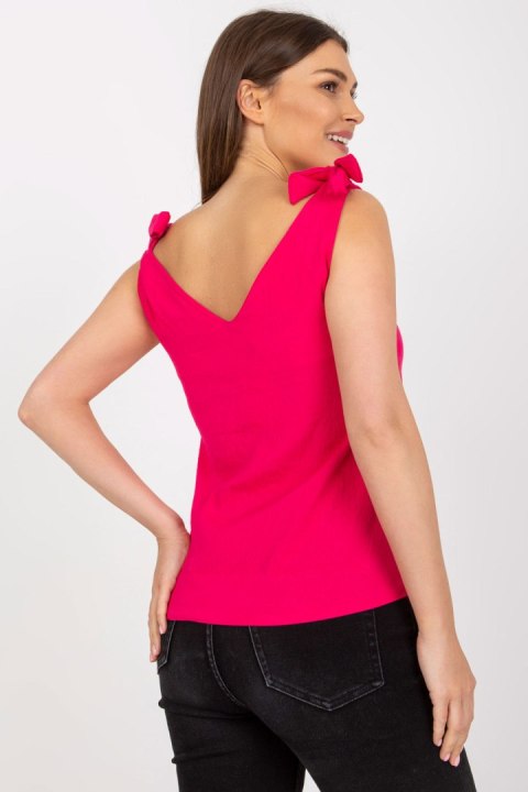 Koszulka Top Model WN-TP-1705.69 Fuksja - Rue Paris Koszulka Top Model WN-TP-1705.69 Fuksja - Rue Paris