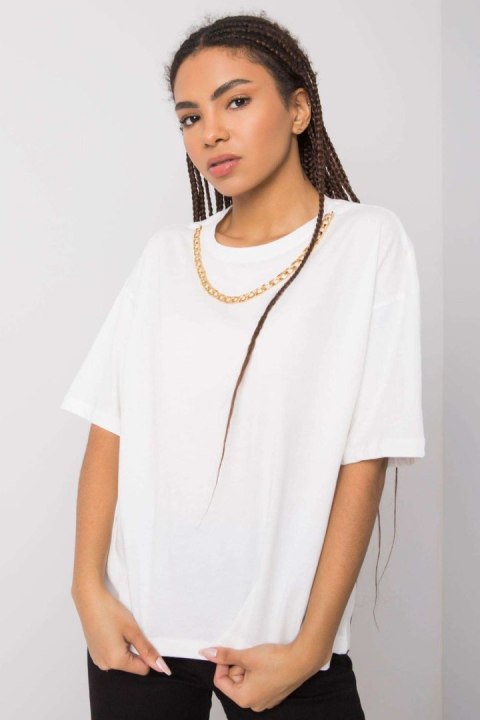 T-shirt Damski Model 157-TS-4257.80 White - Rue Paris T-shirt Damski Model 157-TS-4257.80 White - Rue Paris