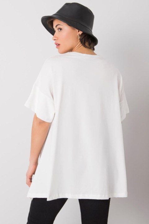 T-shirt Damski Model 157-TS-4380.88 White - Rue Paris T-shirt Damski Model 157-TS-4380.88 White - Rue Paris