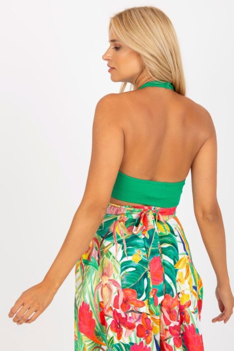 Koszulka Top Model RV-TP-8012.18 Green - Rue Paris Koszulka Top Model RV-TP-8012.18 Green - Rue Paris