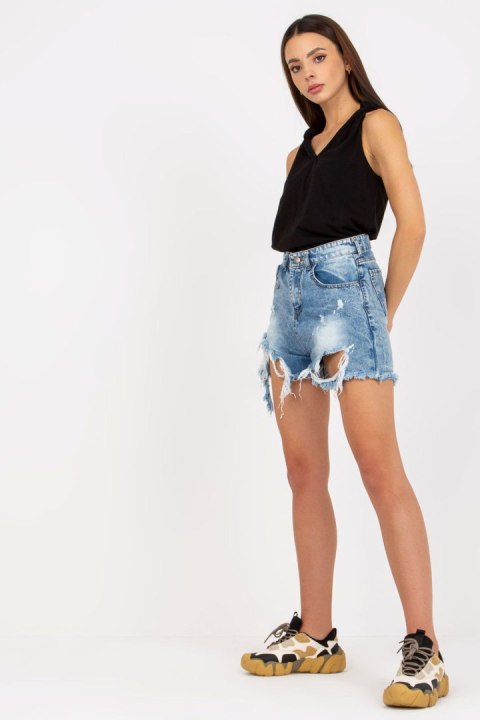 Koszulka Top Model RV-TP-8053.29 Black - Rue Paris Koszulka Top Model RV-TP-8053.29 Black - Rue Paris