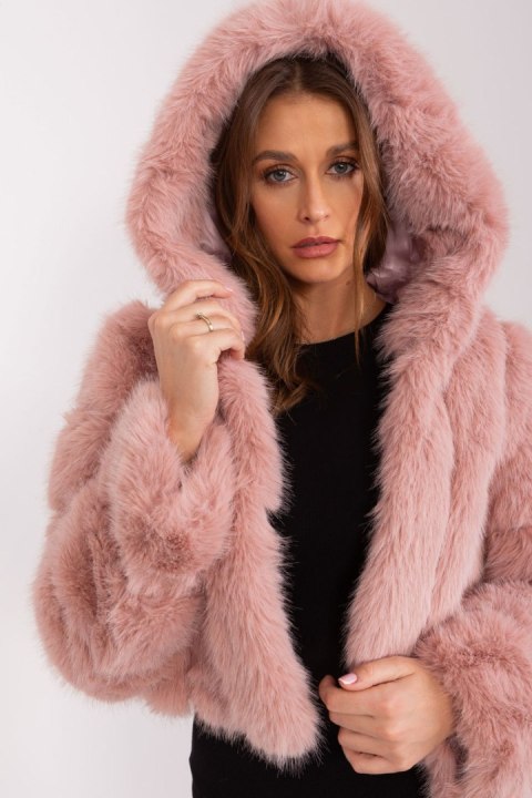Kurtka Damska Model AT-KR-2378.96P Light Pink - AT Kurtka Damska Model AT-KR-2378.96P Light Pink - AT