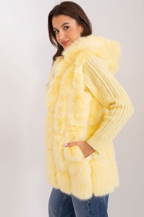 Kamizelka Model AT-KZ-2379.96P Light Yellow - AT Kamizelka Model AT-KZ-2379.96P Light Yellow - AT