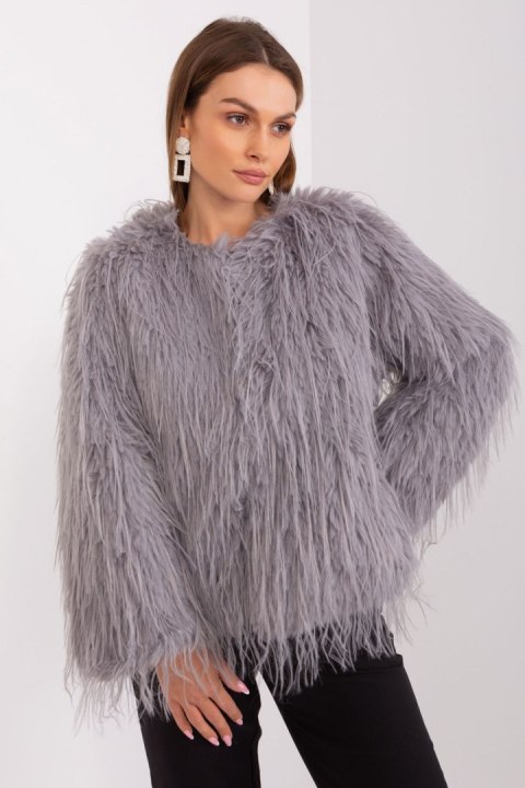 Kurtka Damska Model AT-KR-2359.96P Light Grey - AT Kurtka Damska Model AT-KR-2359.96P Light Grey - AT