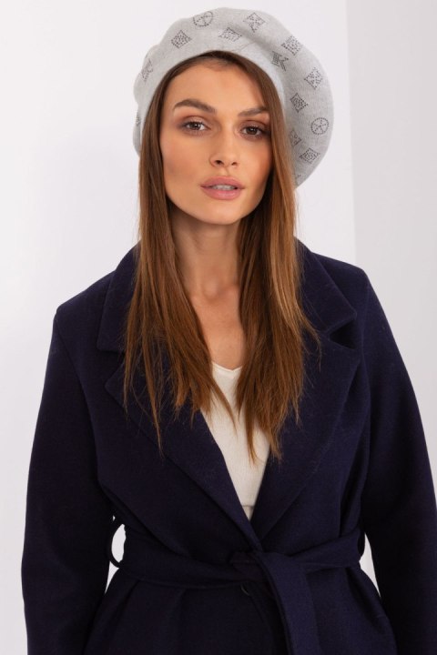 Beret Model AT-CZ-2318.30 Light Grey - AT Beret Model AT-CZ-2318.30 Light Grey - AT