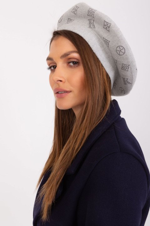 Beret Model AT-CZ-2318.30 Light Grey - AT Beret Model AT-CZ-2318.30 Light Grey - AT