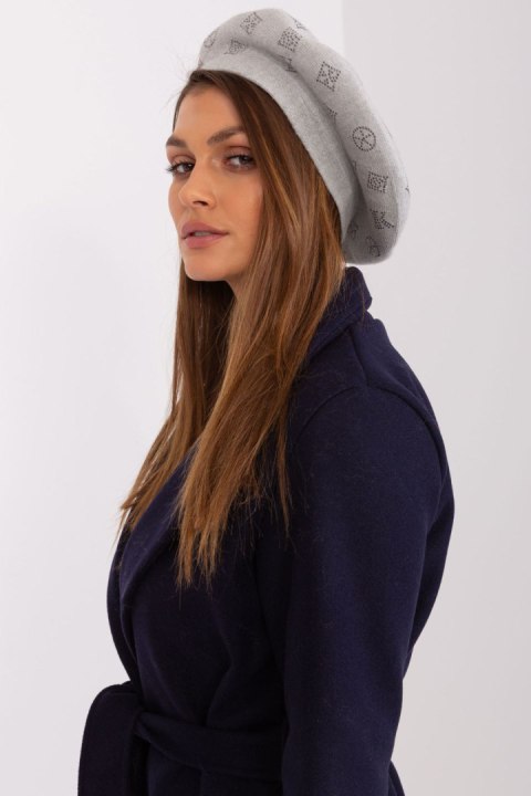 Beret Model AT-CZ-2318.30 Light Grey - AT Beret Model AT-CZ-2318.30 Light Grey - AT