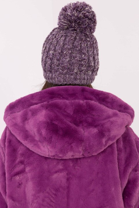 Czapka Model AT-CZ-JY-39.81 Violet - AT Czapka Model AT-CZ-JY-39.81 Violet - AT