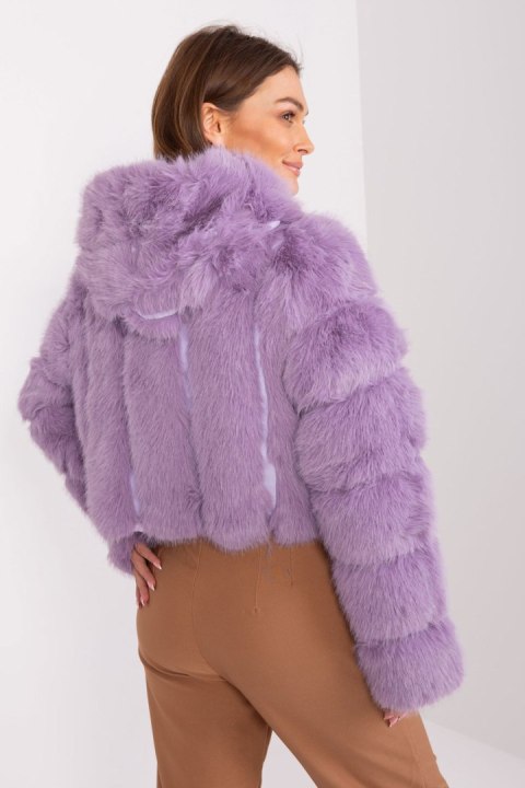 Kurtka Damska Model AT-KR-2378.96P Light Violet - AT Kurtka Damska Model AT-KR-2378.96P Light Violet - AT