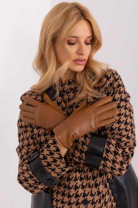 Rękawiczki Model AT-RK-239802.28 Light Brown - AT Rękawiczki Model AT-RK-239802.28 Light Brown - AT