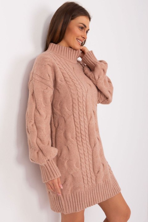 Sweter Damski Model AT-SW-2367-1.35P Dark Pink - AT Sweter Damski Model AT-SW-2367-1.35P Dark Pink - AT