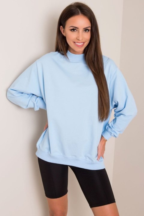 Bluza Damska Model RV-BL-5185.84P Light Blue - BFG Bluza Damska Model RV-BL-5185.84P Light Blue - BFG