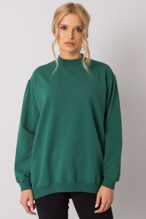 Bluza Damska Model RV-BL-5185.90P Dark Green - BFG Bluza Damska Model RV-BL-5185.90P Dark Green - BFG