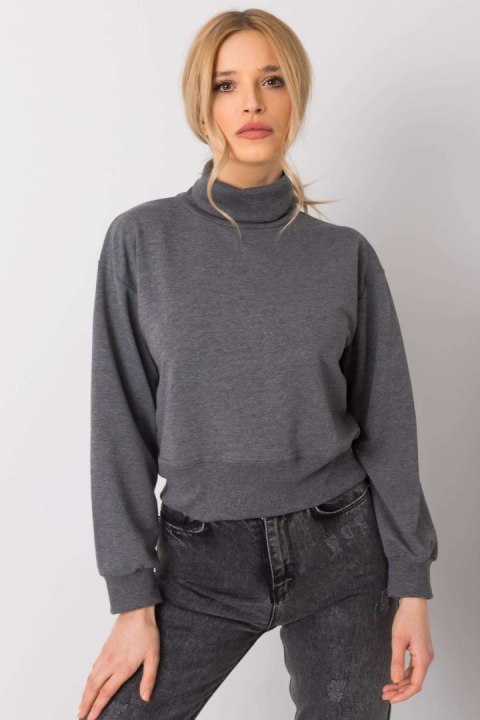 Bluza Damska Model RV-BL-6263.86P Dark Grey - BFG Bluza Damska Model RV-BL-6263.86P Dark Grey - BFG