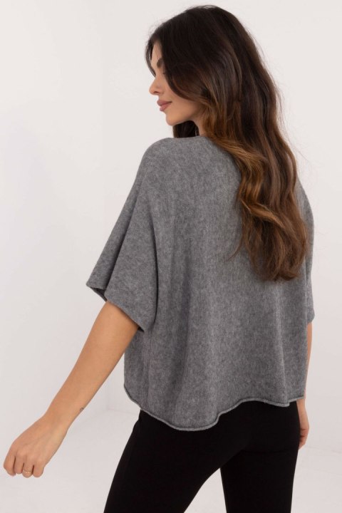 Sweter Damski Model IT-SW-0811.82P Dark Grey - BFG Sweter Damski Model IT-SW-0811.82P Dark Grey - BFG