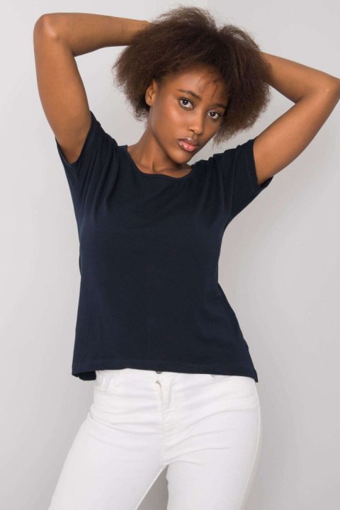 T-shirt Damski Model RV-TS-4693.19 Navy - BFG T-shirt Damski Model RV-TS-4693.19 Navy - BFG