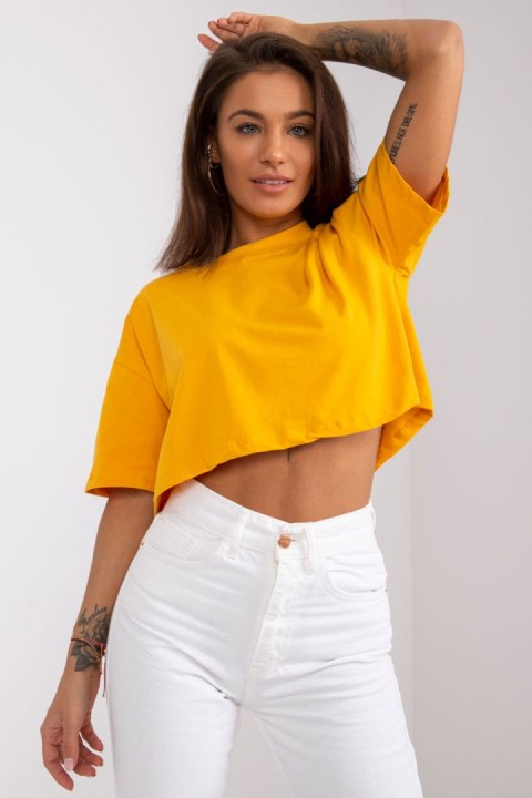 T-shirt Damski Model RV-TS-7541.06 Light Orange - BFG T-shirt Damski Model RV-TS-7541.06 Light Orange - BFG