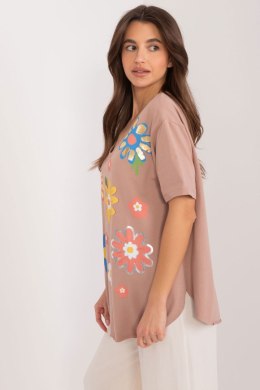Bluzka Model FA-BZ-9345.29X Light Brown - Fancy