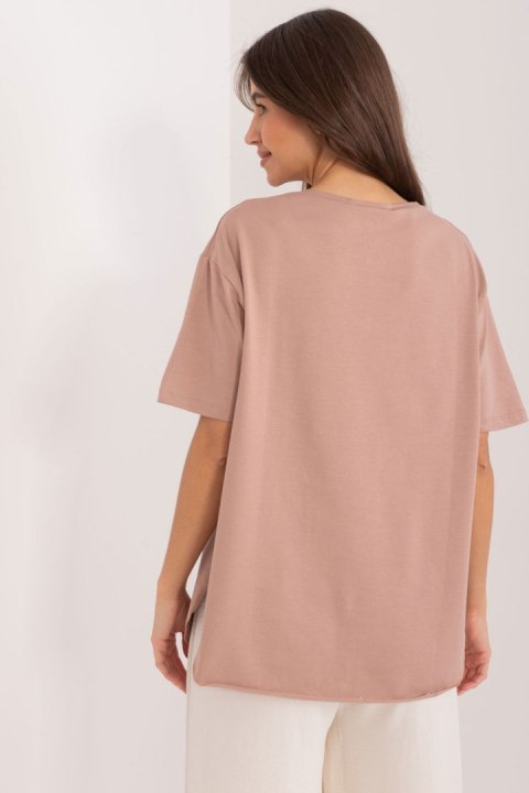 Bluzka Model FA-BZ-9345.29X Light Brown - Fancy Bluzka Model FA-BZ-9345.29X Light Brown - Fancy