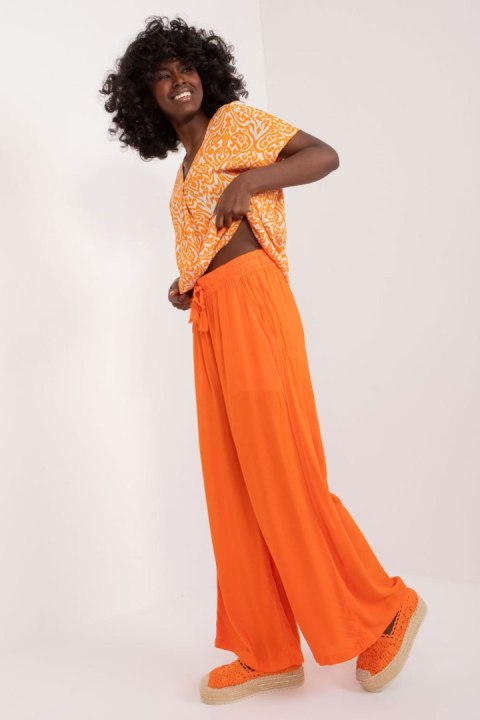 Spodnie Damskie Model D73761M62237D Orange - Sublevel Spodnie Damskie Model D73761M62237D Orange - Sublevel