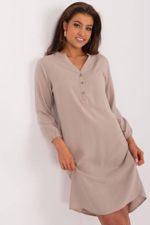 Sukienka Model D73761M30427A Dark Beige - Sublevel Sukienka Model D73761M30427A Dark Beige - Sublevel