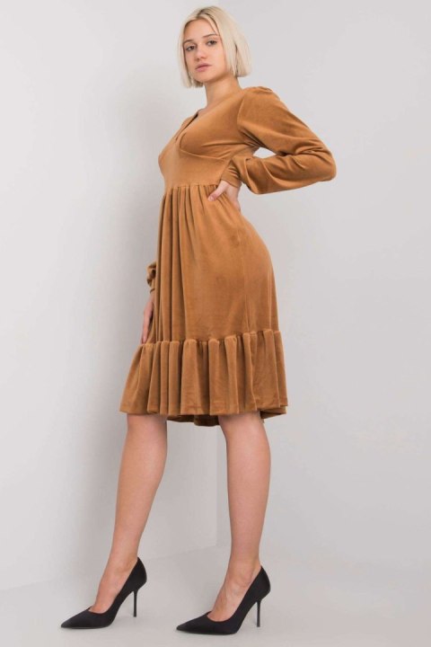 Sukienka Model FA-SK-7530.84P Camel - Fancy Sukienka Model FA-SK-7530.84P Camel - Fancy