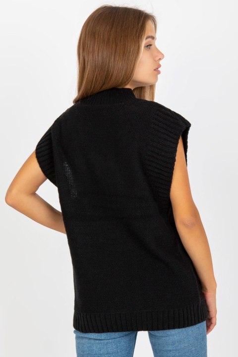 Sweter Model D90027Z90816A3 Black - Sublevel Sweter Model D90027Z90816A3 Black - Sublevel