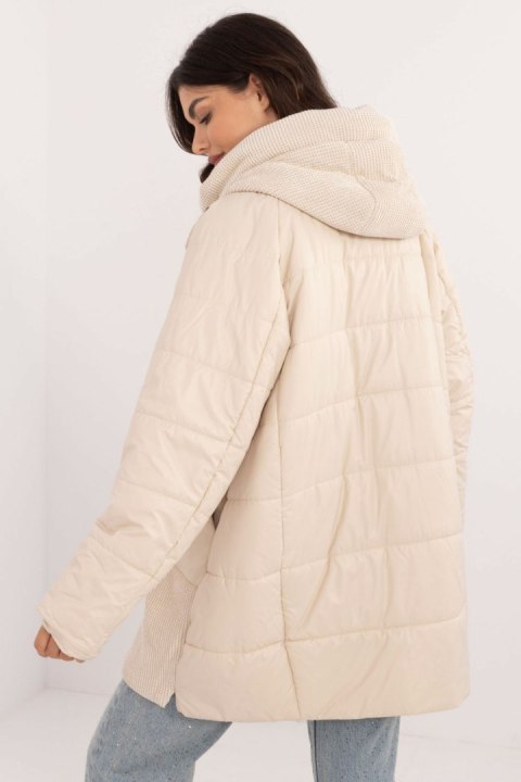 Kurtka Damska Model MBM-KR-F-23301.84 Light Beige - MBM Kurtka Damska Model MBM-KR-F-23301.84 Light Beige - MBM