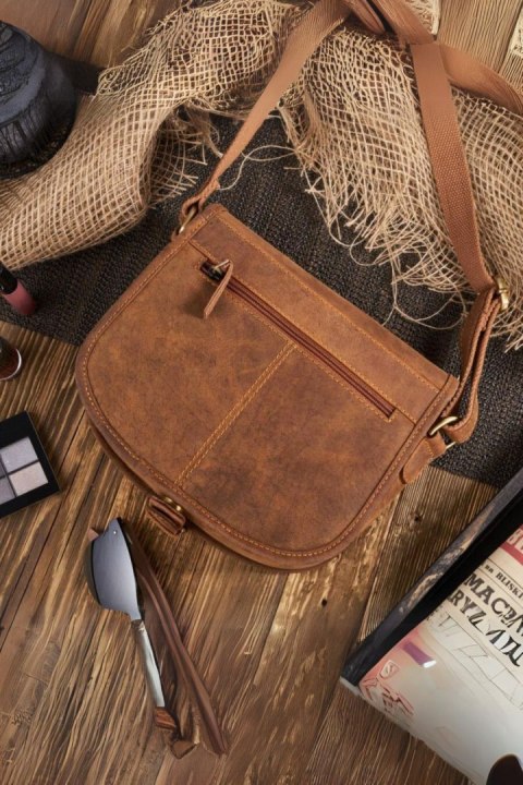 Torebka Model T-39-LB Brown - Galanter Torebka Model T-39-LB Brown - Galanter