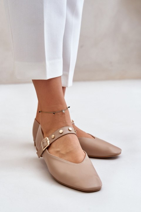 Baleriny Model Alcionora 6690 Beige - Step in style Baleriny Model Alcionora 6690 Beige - Step in style