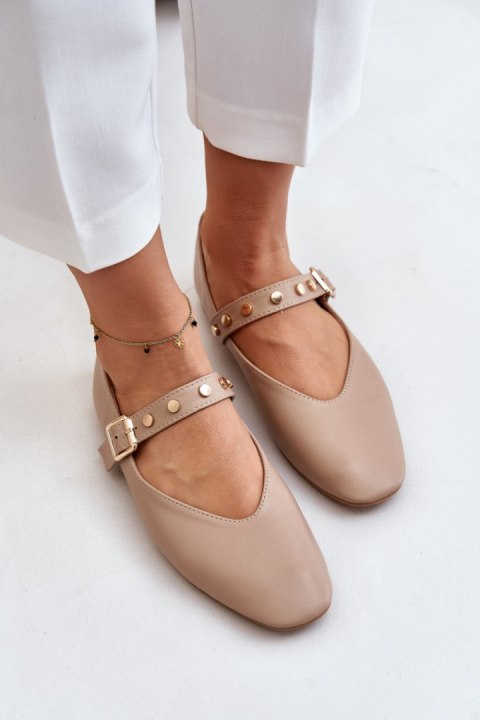 Baleriny Model Alcionora 6690 Beige - Step in style Baleriny Model Alcionora 6690 Beige - Step in style