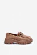 Mokasyny Model Gargi H8-309 Dark Beige - Step in style
