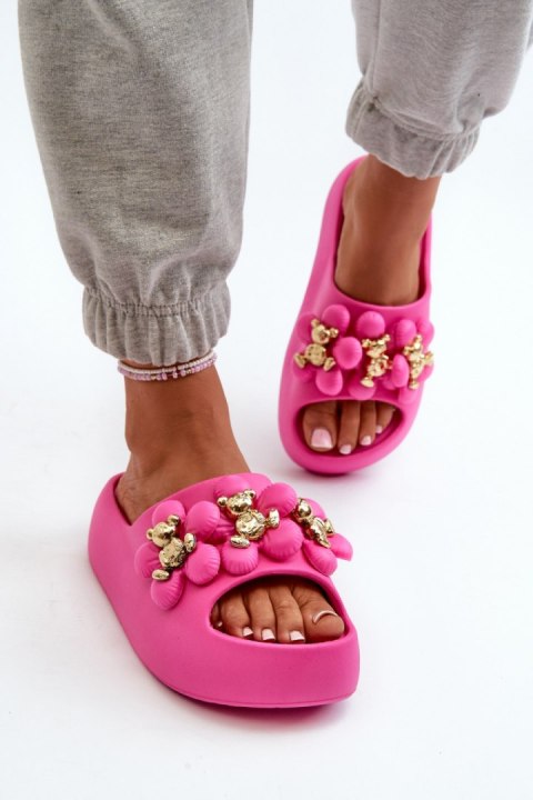 Sandał Klapki Model Bremavia BG181 Fuksja - Step in style Sandał Klapki Model Bremavia BG181 Fuksja - Step in style