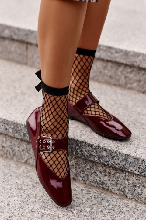 Baleriny Model Azirae 6689 Bordo - Step in style Baleriny Model Azirae 6689 Bordo - Step in style