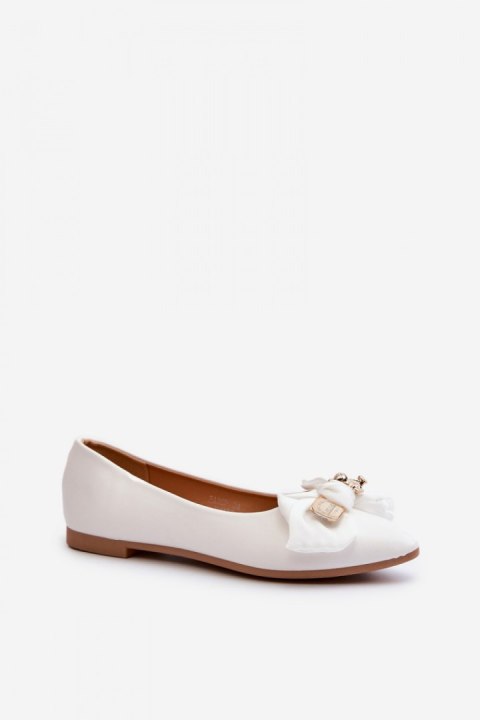Baleriny Model Satris ZA39P White - Step in style Baleriny Model Satris ZA39P White - Step in style