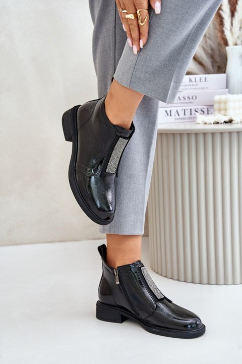 Botki Model DA MR880-142 Black - Step in style Botki Model DA MR880-142 Black - Step in style