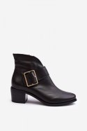 Botki Model Liliane 4051-M Black - Step in style