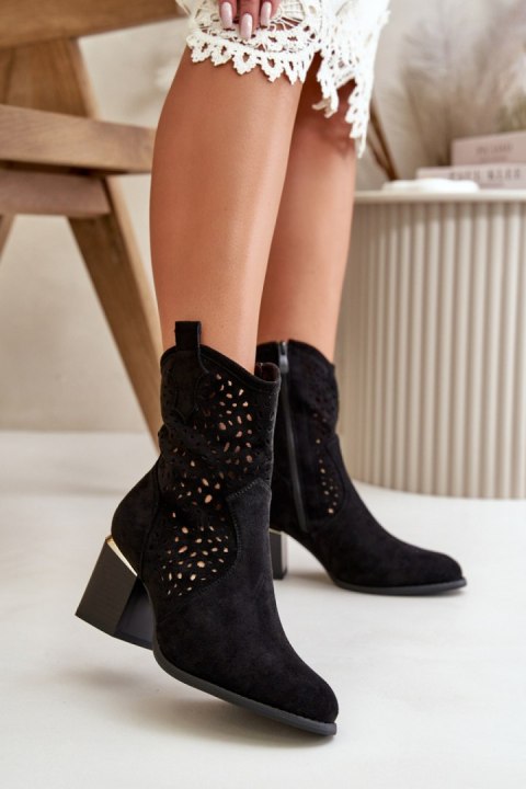 Botki Model Sevana NS526P Black - Step in style Botki Model Sevana NS526P Black - Step in style