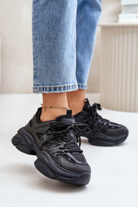 Buty Sportowe Model Amoserna BO-123 Black - Step in style Buty Sportowe Model Amoserna BO-123 Black - Step in style