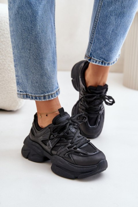 Buty Sportowe Model Amoserna BO-123 Black - Step in style Buty Sportowe Model Amoserna BO-123 Black - Step in style