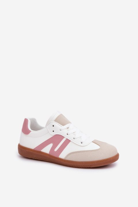 Buty Sportowe Model Navidemi 7112 White/Pink - Step in style Buty Sportowe Model Navidemi 7112 White/Pink - Step in style