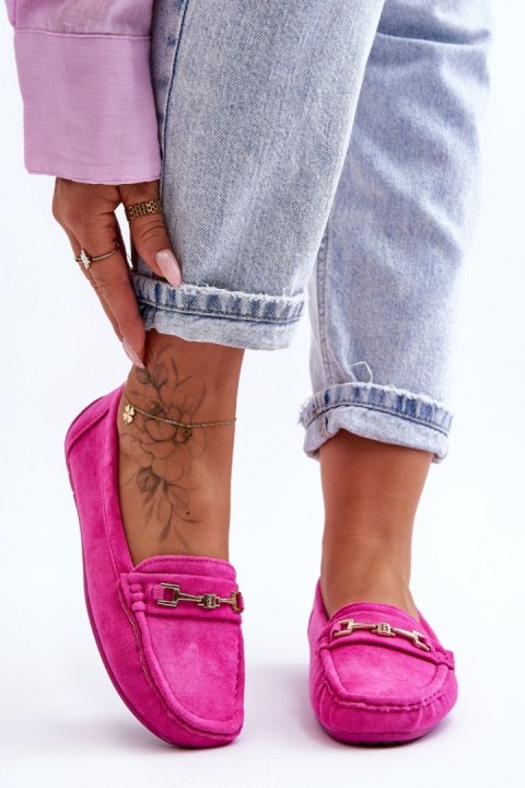 Mokasyny Model Corinell FT247 Pink - Step in style Mokasyny Model Corinell FT247 Pink - Step in style