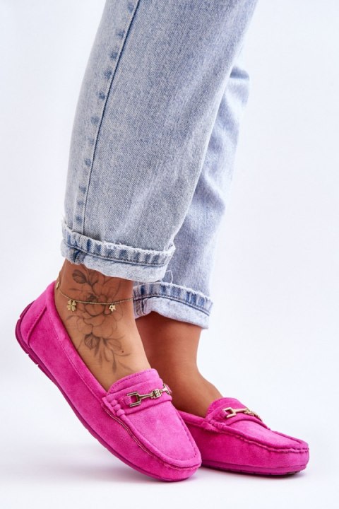 Mokasyny Model Corinell FT247 Pink - Step in style Mokasyny Model Corinell FT247 Pink - Step in style