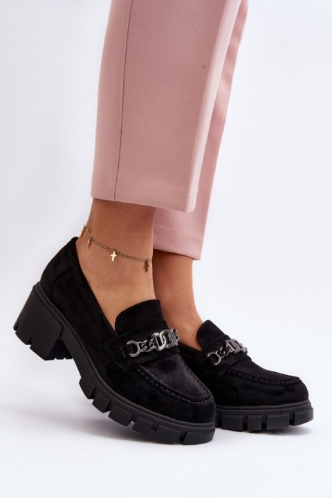 Mokasyny Model Eriella 39916 Black - Step in style Mokasyny Model Eriella 39916 Black - Step in style