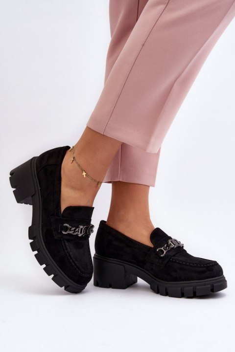 Mokasyny Model Eriella 39916 Black - Step in style Mokasyny Model Eriella 39916 Black - Step in style