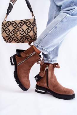 Botki Model Calvaro NC1279 Brown - Step in style